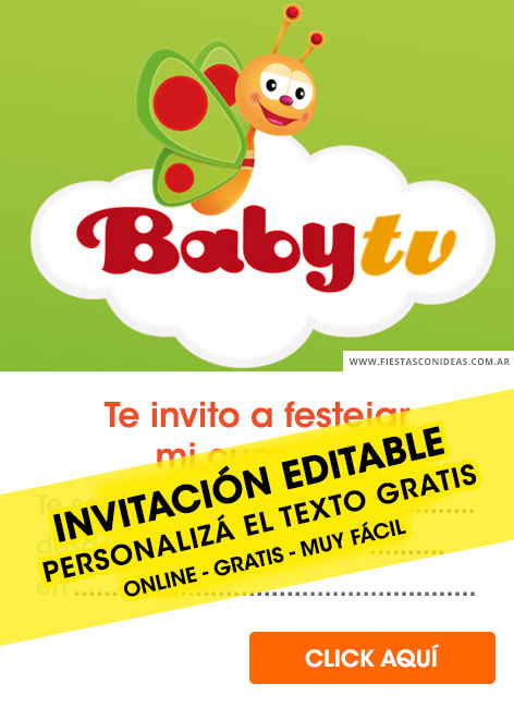Invitaciones de Baby TV
