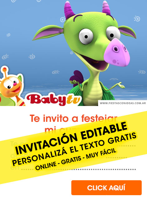 Invitaciones de Baby TV