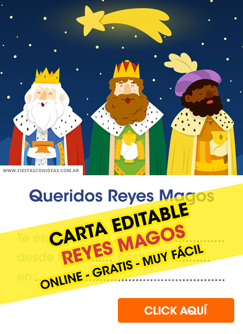 Invitaciones de Reyes Magos