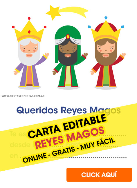 Invitaciones de Reyes Magos