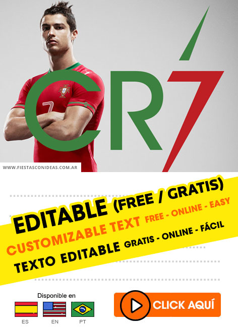 Invitaciones de Cristiano Ronaldo (CR7)