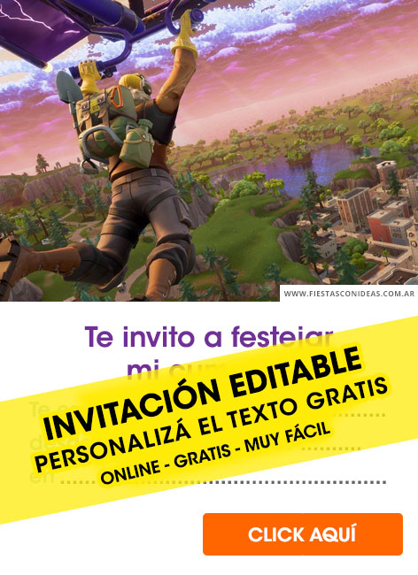 Invitaciones de Fortnite