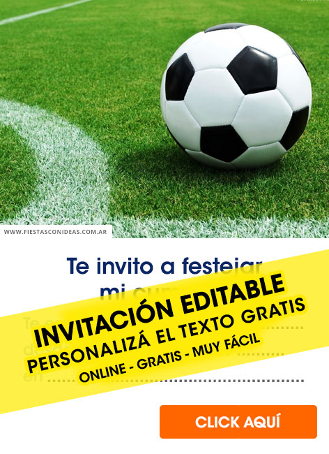 Invitaciones de Fútbol / Football / Soccer