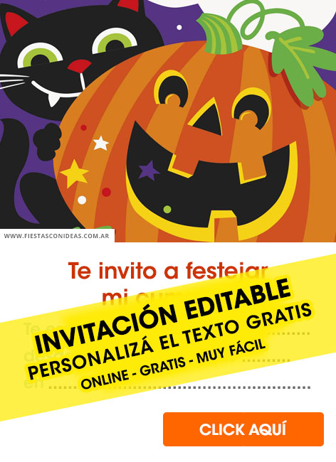 Invitaciones de Halloween