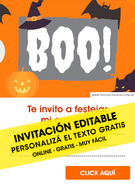 Invitaciones de Halloween