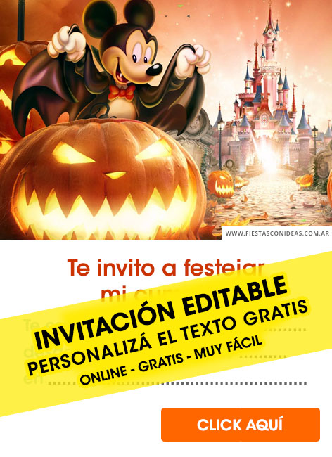 Invitaciones de Feliz Halloween