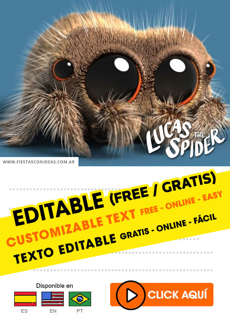 Invitaciones de Lucas the Spider