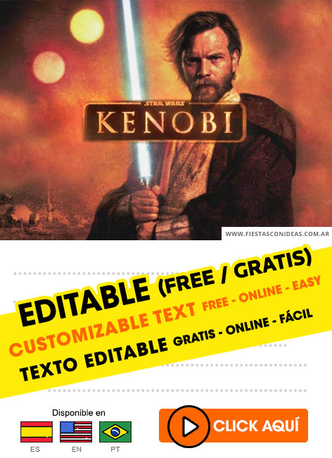 Invitaciones de Obi Wan Kenobi