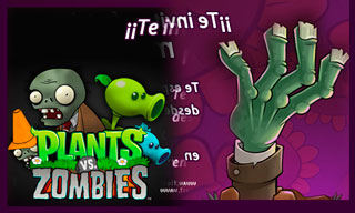 2 tarjetas de invitación de Plants Vs Zombies para cumpleaños