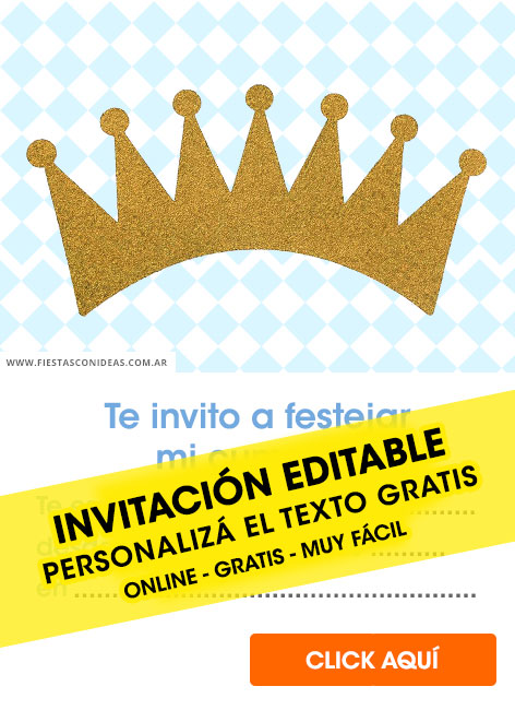 Invitaciones de Príncipe / Corona