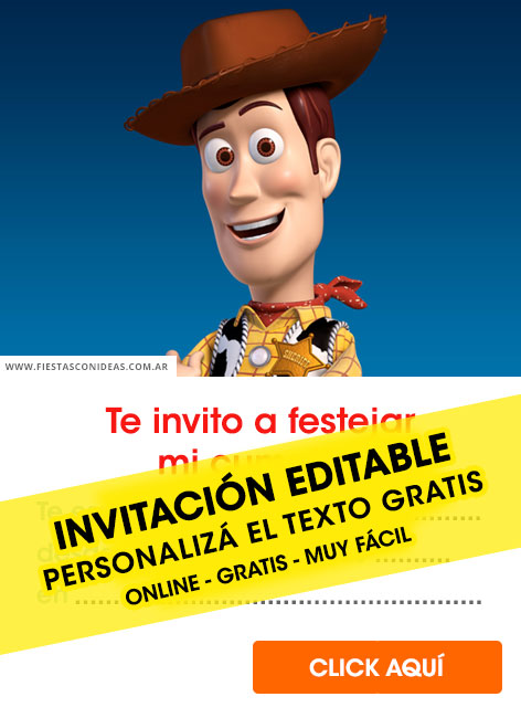 Invitaciones de Toy Story 4