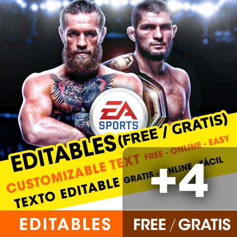 [+4] INVITACIONES de UFC gratis para editar, imprimir o enviar por Whatsapp
