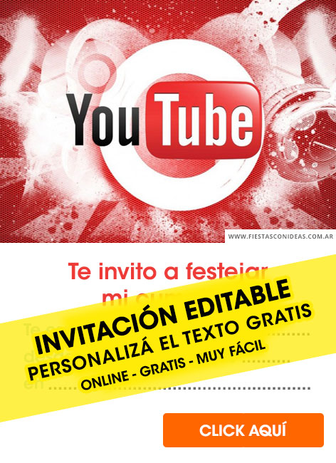Invitaciones de Youtube