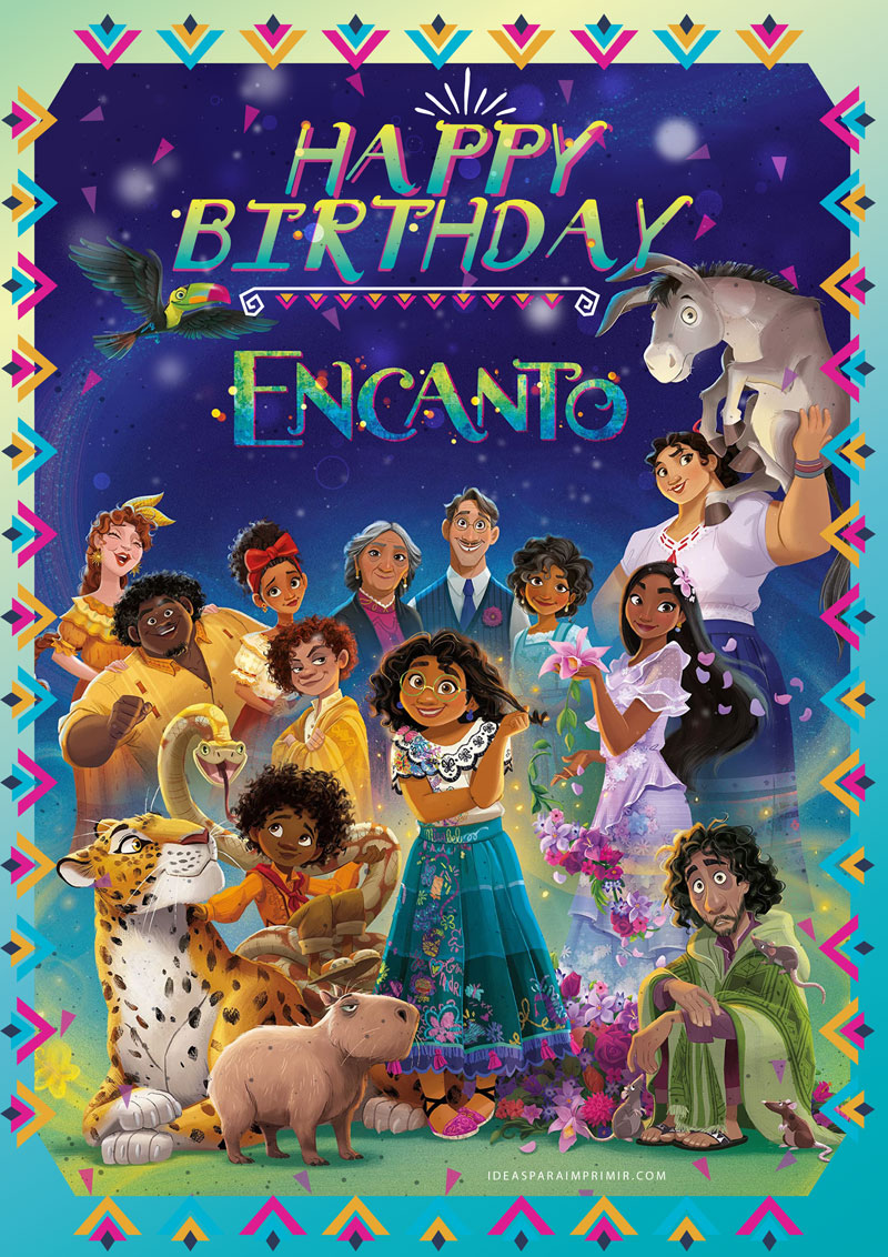 Encanto (Disney) Happy Birthday Poster