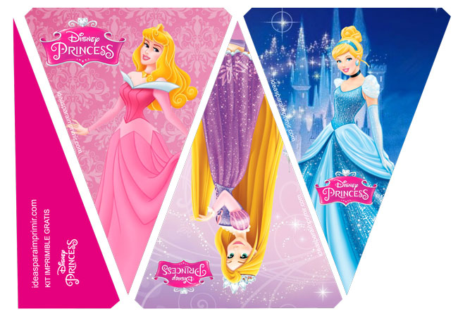 Banderines Princesas de Disney Gratis
