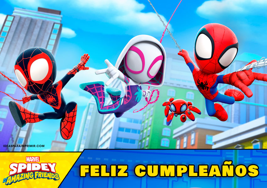 Poster de Feliz Cumpleaños de Spidey y sus sorprendentes amigos