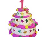 Piñata torta de cumpleaños