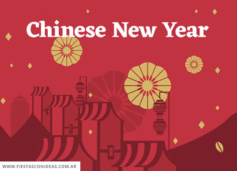 Invitación de Año nuevo Chino 2024