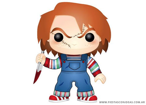 Invitación de Chucky el muñeco diabólico