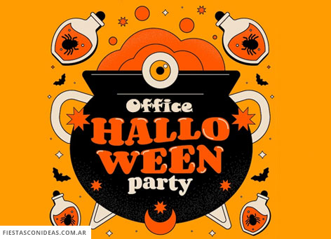 Invitación de Fiesta de Halloween en la oficina