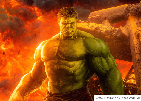 Invitación de El increíble Hulk