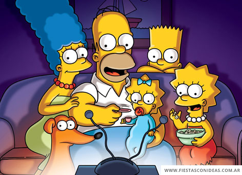Invitación de Los Simpsons