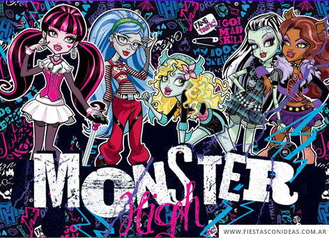 Invitación de Monster High