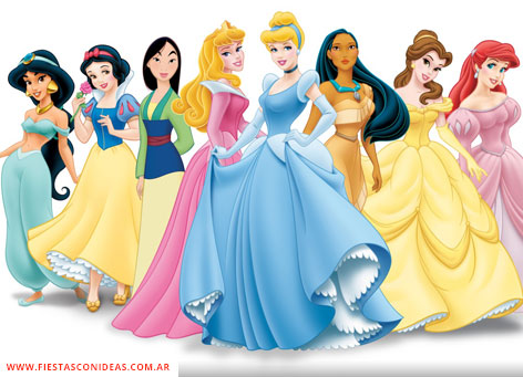 Invitación de Princesas de Disney