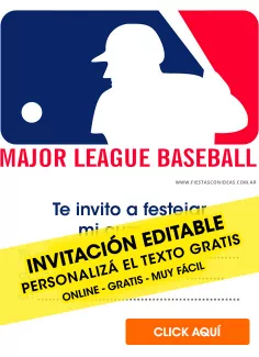 Invitaciones de Baseball