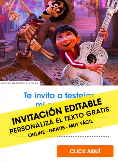 Invitaciones de Coco