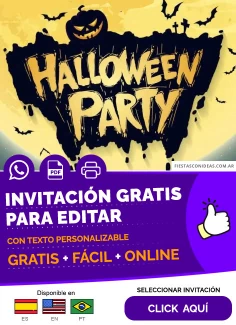 Invitaciones de Fiesta de Halloween