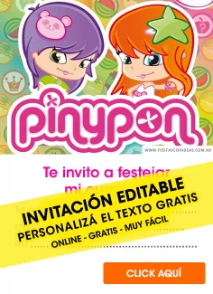 Invitaciones de Pinypon
