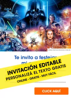 Invitaciones de Star Wars