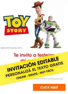 Invitaciones de Toy Story