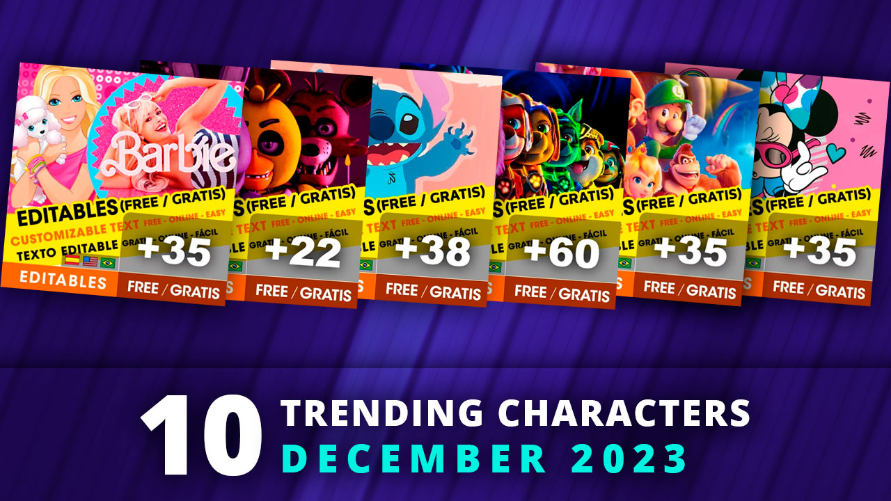 Discover the 10 trending children's characters in December 2023