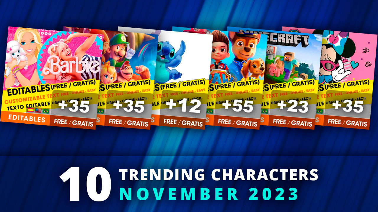 Discover the 10 trending children's characters in November 2023