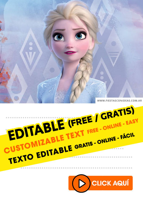 15 Convites de aniversário Frozen 2 para editar grátis (WhatsApp e